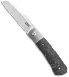 Pena Knives X-Series Apache Kickstop Flipper Knife Carbon Fiber (2.75" Satin)