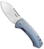 MKM Voxnaes Colvera Frame Lock Knife Blue Ti (2.91" Satin)