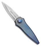 Paragon Warlock Folding Knife Smooth Purple Titanium (3.9" Gray/Satin)