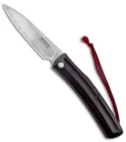 Mcusta Slip Joint Knife Black/Red Wood (3.50" Satin) MC-191C