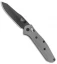 Benchmade 945 Mini Osborne Knife + Flytanium Gray G-10 Scales (2.9" Black)