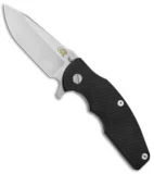 Hinderer Knives Jurassic Frame Lock Knife Textured Black (3.5" SW)