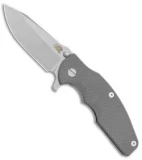 Hinderer Knives Jurassic Frame Lock Knife Textured Gray G-10 (3.5" SW)