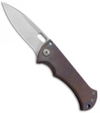 John Gray Knives Custom Bloodshark Frame Lock Knife Red Ti