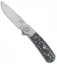 Liong Mah Design L-1 Frame Lock Knife White Storm Fat Carbon (3.1" Frosted)