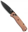 Benchmade Bugout Knife + Flytanium Copper Scales (Black)