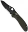 Benchmade Griptilian AXIS Lock Knife Olive Drab (3.45" Black Serr) 550SBKHGOD