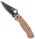 Spyderco Paramilitary 2 Compression Lock Knife Copper (3.5" Black CPM-REX 45)
