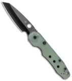 Spyderco M4 Smock Compression Lock Exclusive Knife Natural G-10 (3.5" Black)