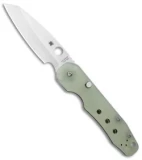 Spyderco M4 Smock Compression Lock Exclusive Knife Natural G-10 (3.5" Satin)