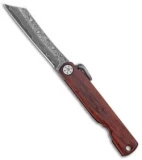 Boker Higonokami Bonsai Hikari Slip Joint Knife Wood (1.6" Damascus)