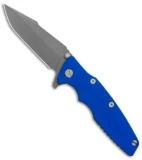 Hinderer Knives Eklipse Harpoon Spanto Knife Blue G-10/Bronze (3.5" Working)
