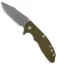 Hinderer Knives XM-18 Skinny Harpoon Spanto Knife OD Green (3.50" Stonewash)