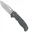 Demko Knives AD20.5 Clip Point Shark Lock Knife Gray Grivory (3.2" Stonewash)