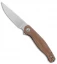 GiantMouse Vox/Anso ACE Sonoma V2 Liner Lock Knife Natural Micarta (3.3" SW)