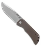 McNees Knives MAC2 Frame Lock Knife Bronze Titanium (3" Stonewash)