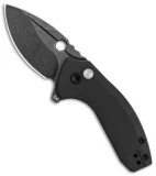 BRS E-Volve Apache Button Lock Flipper Knife Black G-10 (2.5" Black SW)