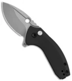 BRS E-Volve Apache Button Lock Flipper Knife Black G-10 (2.5" SW)