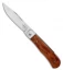 Boker Plus Bonfire  Front Flipper Knife Bubinga Wood (3.4" Satin)