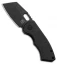 BergBlades Mini Slim Frame Lock Knife Black DLC Titanium (2.4" Black)
