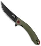 CJRB Cutlery Gobi Liner Lock Knife Green G-10 (3.5" Black) J1906-BGN