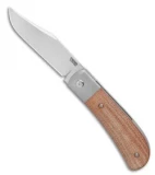 Pena Knives X-Series Lanny Front Flipper Knife - Natural Canvas Micarta