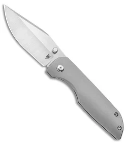 Wehr Knives Production Lukas-P Frame Lock Knife Titanium (3.25" Satin)