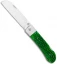 QSP Worker Lock Back Knife Green Bone (3.5" Satin)