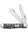 Case Mini Trapper Pocket Knife  Gray Bone Crandall Jig (6207 SS)  - 58414