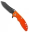Hinderer Knives XM-18 3.0 Skinner Tri-Way Frame Lock Orange G-10 (Battle Black)