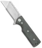 Chaves CHUB Flipper Frame Lock Knife Black Micarta (1" Utility Blade)