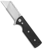 Chaves CHUB Flipper Frame Lock Knife Black G-10 (1" Utility Blade)