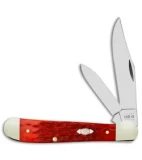 Case Copperhead Pocket Slip Joint Knife Dark Red Bone (3" Polish) 31953
