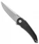 Jake Hoback Knives Enoch Liner Lock Knife Black G-10 (3.1" Stonewash)