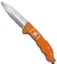 Victorinox Hunter Pro Alox Lockback Knife L. Tiger Orange Aluminum (3.8" Satin)