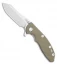 Hinderer Knives XM-18 3.0 Skinner Frame Lock Knife OD Green (Stonewash)
