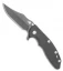 Hinderer Knives XM-18 3.5 Bowie Frame Lock Knife Black G-10 (Battle Black)