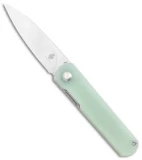 Kizer Feist Front Flipper Knife Natural Jade G-10 (2.8" Stonewash M390)