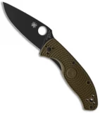 Spyderco Tenacious Lightweight Folding Knife OD Green FRN (3.4" Black)