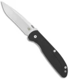 Hinderer Knives Firetac Recurve Frame Lock Knife Black G-10 (3.6" Stonewash)