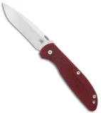 Hinderer Knives Firetac Recurve Frame Lock Knife Blue/Red (3.6" Stonewash)