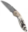 Broadwell Studios Custom Gent's Dress Folder Knife Stag (2.75" Damascus)