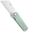 Finch Knife Co. Runtly Liner Lock Knife Ghost Natural G-10 (2.25" Stonewash)
