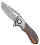 Marfione Custom Protocol Knife Ironwood Copper Accents (2.8" Gator Belly Dam.)