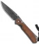 Chris Reeve Small Sebenza 31 Knife Natural Micarta (2.94" Boomerang Damascus)