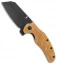 Kizer Vanguard Sheepdog XL C01C Liner Lock Knife Natural Micarta (4" Black)