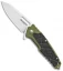 Boker Magnum Enok Frame Lock Knife Black/OD Green FRP (2.6" Satin) 01MB232