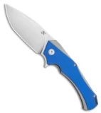 Kansept Knives Willumsen Hellx Liner Lock Knife Blue G-10 (3.62" Stonewash D2)