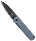 Kizer Vanguard Feist Front Flipper Knife Gray G-10 (2.8" Black) -  BD1N