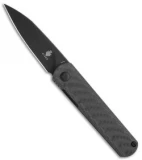 Kizer Vanguard Feist Front Flipper Knife Carbon Fiber (2.8" Black BD1N)